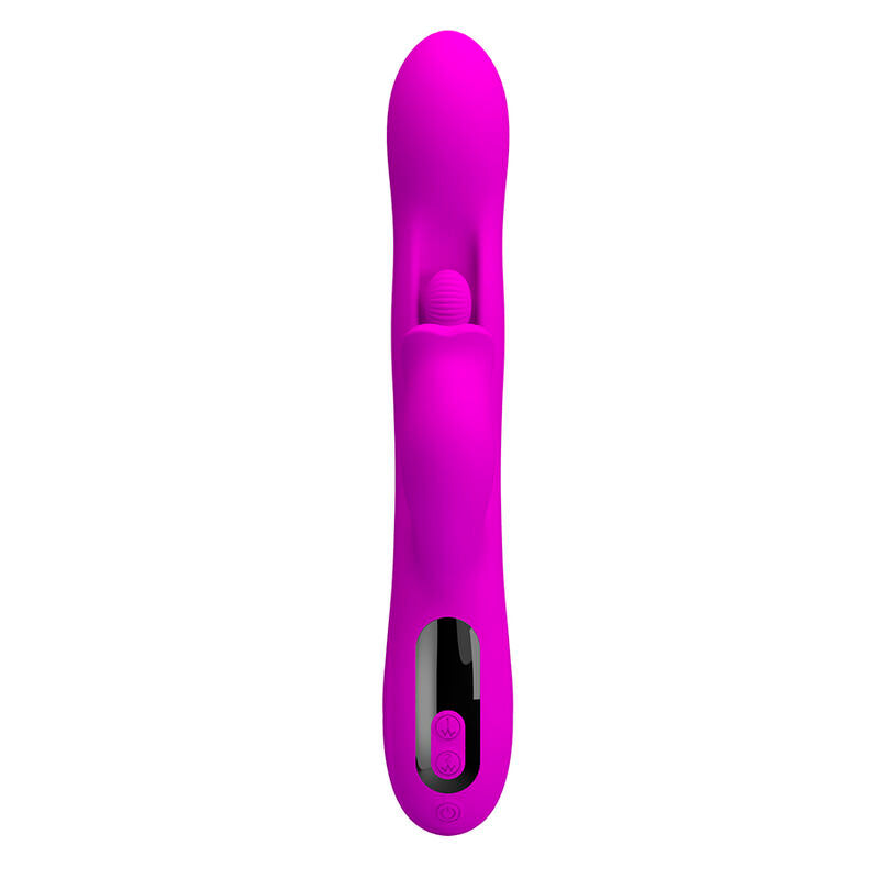 PRETTY LOVE - VIBRADOR OSCILATIVO YALANDA RABBIT COM DISPLAY DE LED ROXO - Infernum Store