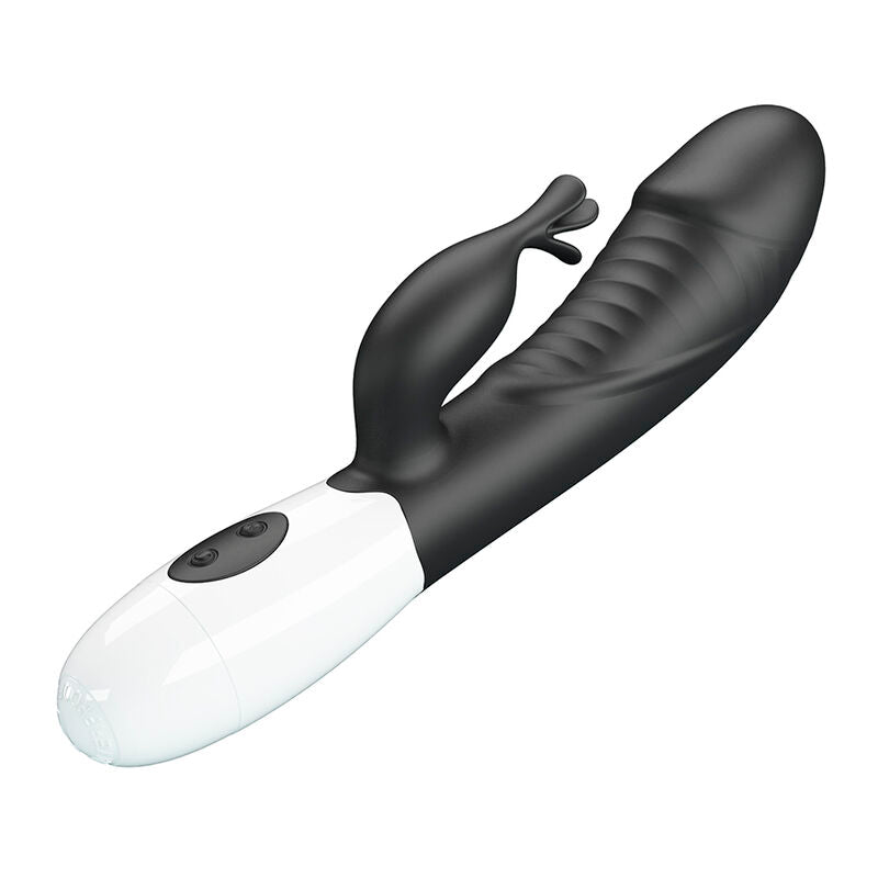PRETTY LOVE - RASMUSSEN VIBRADOR COELHO COM 30 FUNÇÕES PRETO - Infernum Store