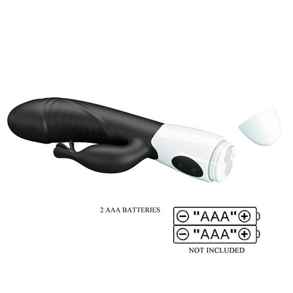 PRETTY LOVE - RASMUSSEN VIBRADOR COELHO COM 30 FUNÇÕES PRETO - Infernum Store