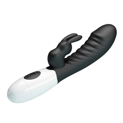 PRETTY LOVE - VIBRADOR COELHO NAUGHTY BUNNY COM 30 FUNÇÕES PRETO - Infernum Store