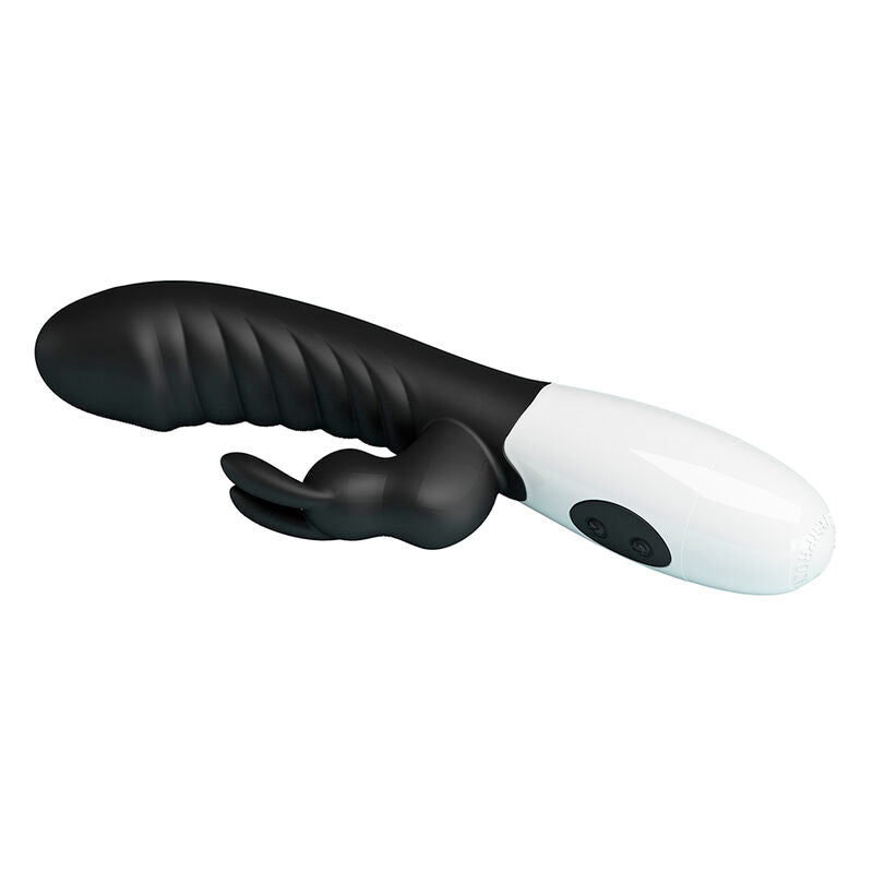 PRETTY LOVE - VIBRADOR COELHO NAUGHTY BUNNY COM 30 FUNÇÕES PRETO - Infernum Store