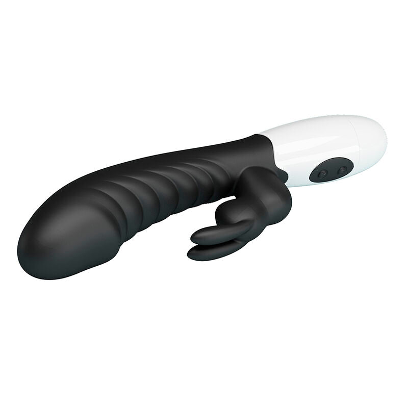 PRETTY LOVE - VIBRADOR COELHO NAUGHTY BUNNY COM 30 FUNÇÕES PRETO - Infernum Store