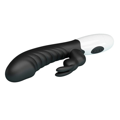 PRETTY LOVE - VIBRADOR COELHO NAUGHTY BUNNY COM 30 FUNÇÕES PRETO - Infernum Store