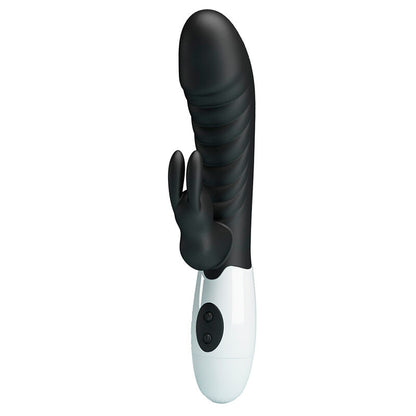 PRETTY LOVE - VIBRADOR COELHO NAUGHTY BUNNY COM 30 FUNÇÕES PRETO - Infernum Store