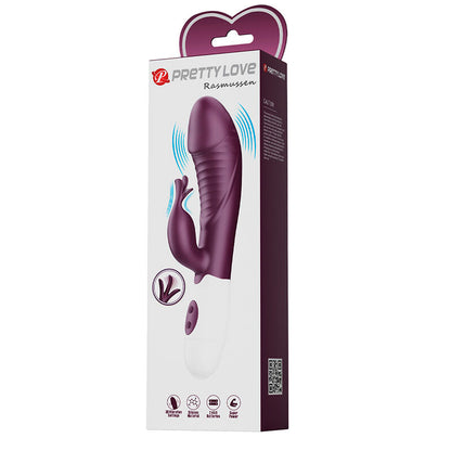 PRETTY LOVE - ROGUE MUSE VIBRADOR COELHO COM 30 FUNÇÕES ROXO - Infernum Store