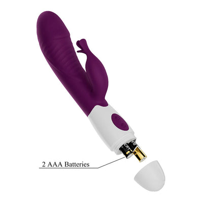 PRETTY LOVE - ROGUE MUSE VIBRADOR COELHO COM 30 FUNÇÕES ROXO - Infernum Store