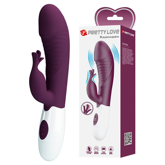 PRETTY LOVE - ROGUE MUSE VIBRADOR COELHO COM 30 FUNÇÕES ROXO - Infernum Store