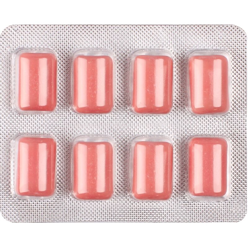 WUG Climax - Goma de mascar funcional com Maca, Damiana e Ginseng para aumentar o desejo e a vitalidade íntima. Cartela com 8 unidades. - Infernum Store