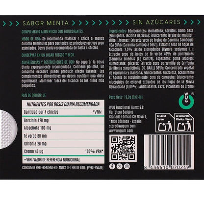 WUG Diet - Controle do apetite e redução de lanches. Cartela com 8 unidades. - Infernum Store