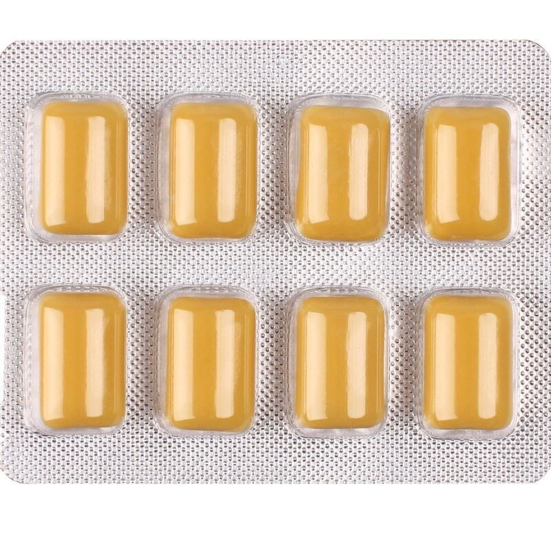 WUG on – Energia instantânea em formato de goma de mascar. Cartela com 8 unidades. - Infernum Store