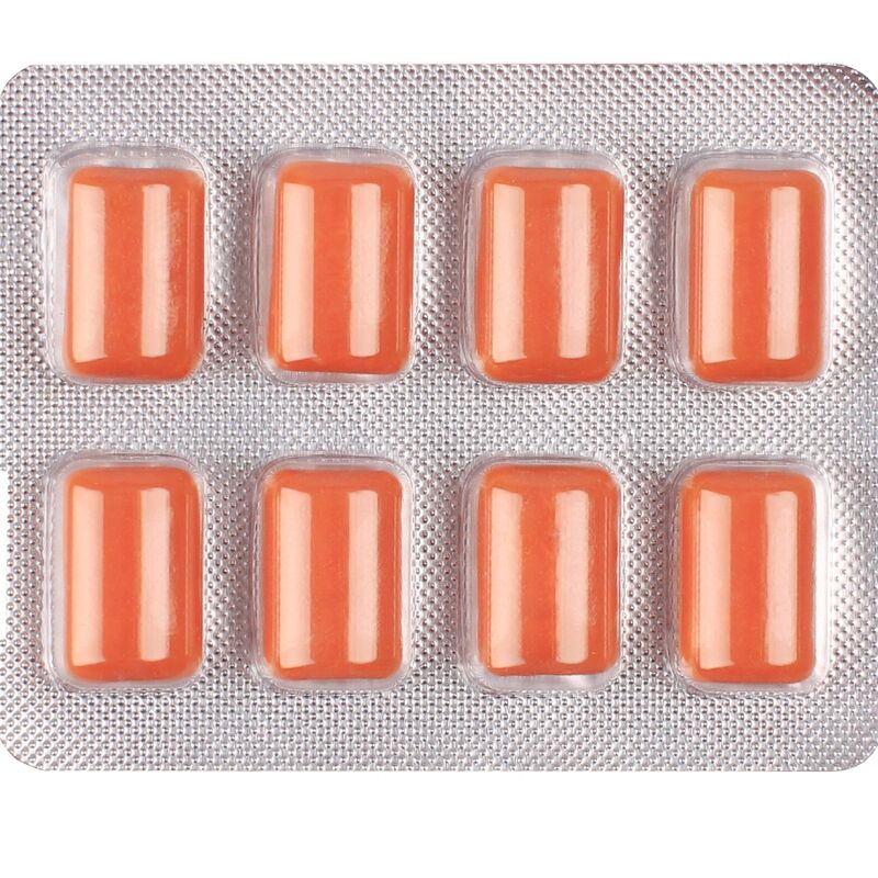 WUG Multivit - A goma de mascar funcional que fortalece suas defesas todos os dias. Cartela com 8 unidades. - Infernum Store