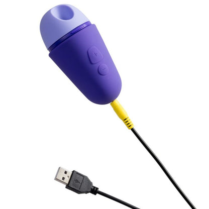 ROMP - FREE X Estimulador Clitoriano com Tampa, 10 Níveis, Recarregável, Roxo - Infernum Store