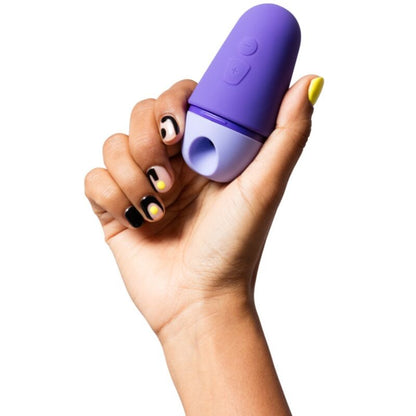 ROMP - FREE X Estimulador Clitoriano com Tampa, 10 Níveis, Recarregável, Roxo - Infernum Store