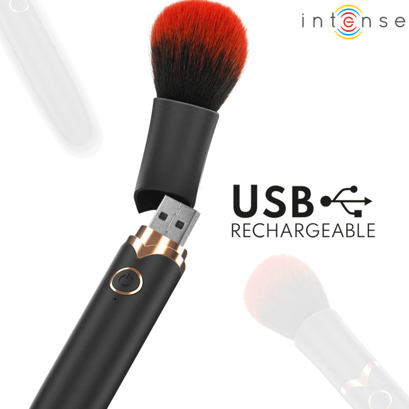 INTENSE - EMILIA ESCOVA VIBRATÓRIA 10 VIBRAÇÕES 16 CM - Infernum Store