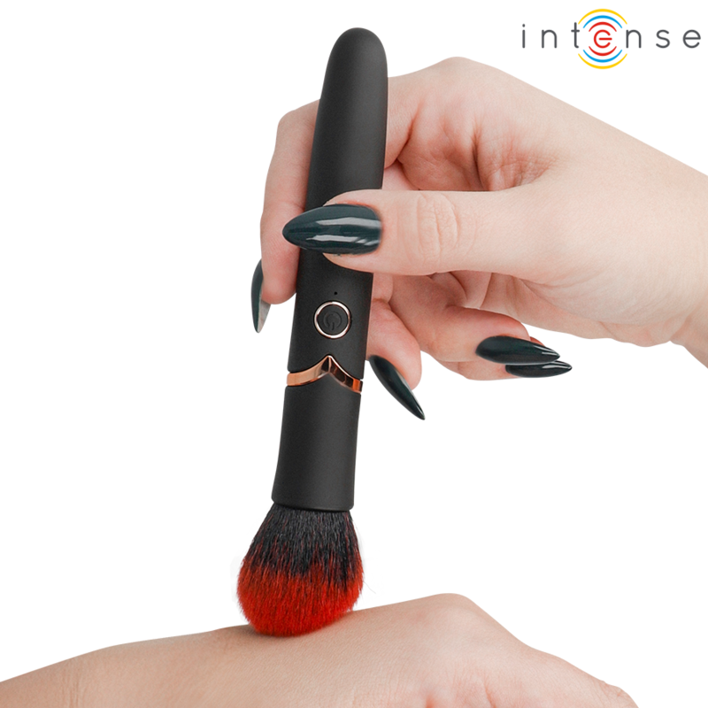 INTENSE - EMILIA ESCOVA VIBRATÓRIA 10 VIBRAÇÕES 16 CM - Infernum Store