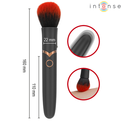 INTENSE - EMILIA ESCOVA VIBRATÓRIA 10 VIBRAÇÕES 16 CM - Infernum Store