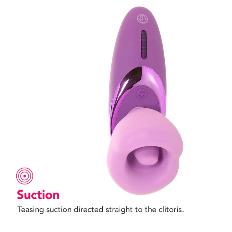 FANTASY FOR HER - VIBRADOR SUGIDOR DE PRAZER ROXO - Infernum Store
