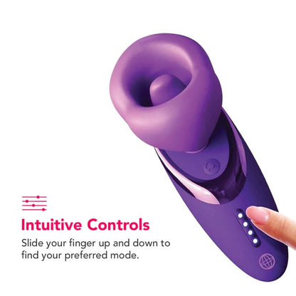 FANTASY FOR HER - VIBRADOR SUGIDOR DE PRAZER ROXO - Infernum Store