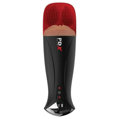 PDX ELITE - FAP-O-MATIC PRO XL VIBRATÓRIO AUTOMÁTICO MARROM 34,9 CM - Infernum Store