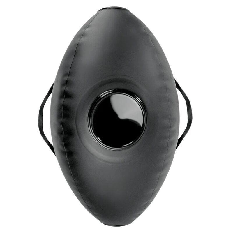 FETISH FANTASY SERIES - BODY DOCK BOLA DE AMOR INFLÁVEL COM DILDO PRETA 41,9 CM - Infernum Store