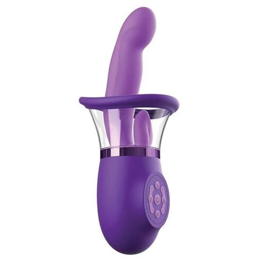 FANTASY FOR HER - VIBRADOR RABBIT PRO PLUS ULTIMATE PLEASURE ROXO 20,3 CM - Infernum Store