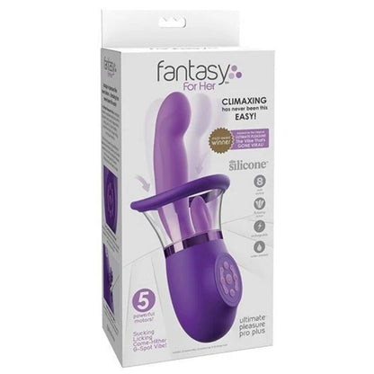 FANTASY FOR HER - VIBRADOR RABBIT PRO PLUS ULTIMATE PLEASURE ROXO 20,3 CM - Infernum Store