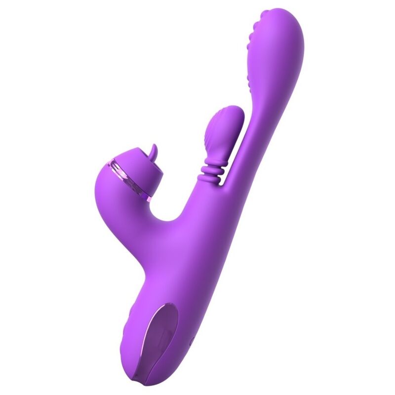 FANTASY FOR HER - VIBRADOR COELHO INTIMOTION PULSE PRO VIBE ROXO - Infernum Store
