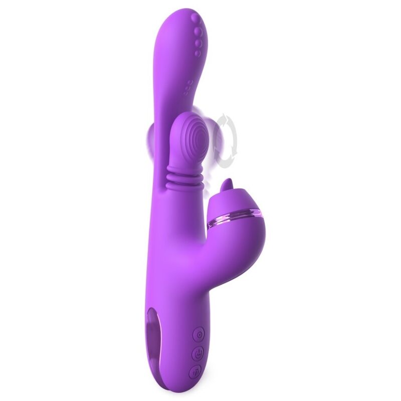 FANTASY FOR HER - VIBRADOR COELHO INTIMOTION PULSE PRO VIBE ROXO - Infernum Store