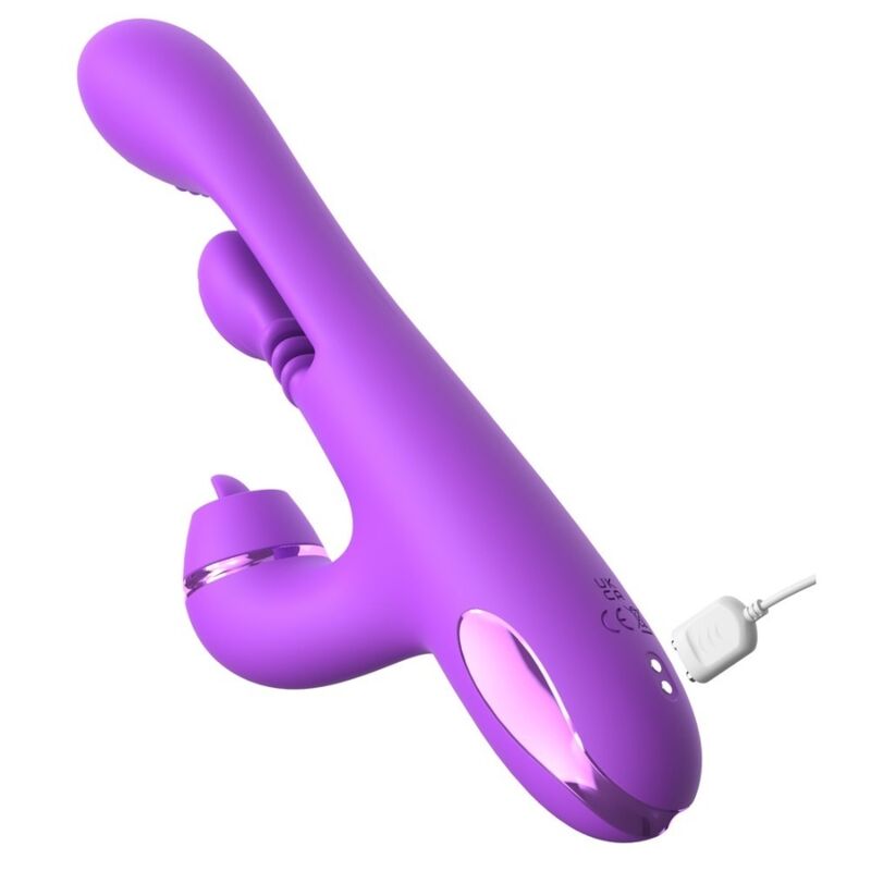 FANTASY FOR HER - VIBRADOR COELHO INTIMOTION PULSE PRO VIBE ROXO - Infernum Store