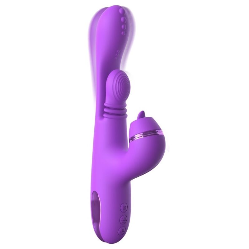 FANTASY FOR HER - VIBRADOR COELHO INTIMOTION PULSE PRO VIBE ROXO - Infernum Store