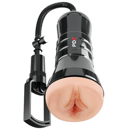 PDX EXTREME - WET PUSSIES SUPER SUCKER XXL LIGHT VAGINA STROKER COM SUCÇÃO 27,3 CM - Infernum Store