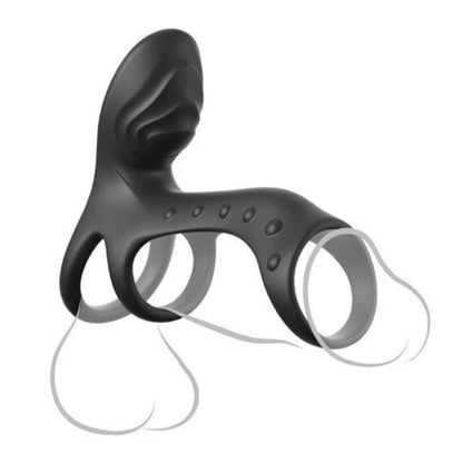FANTASY C-RINGZ - ULTIMATE COUPLES CAGE PRO ANEL PENIANO VIBRATÓRIO 19,5 CM - Infernum Store