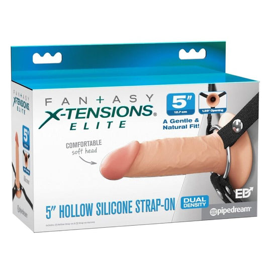 FANTASY X-TENSIONS - ELITE REALISTIC HOLLOW STRAP-ON 12,7 CM - Infernum Store