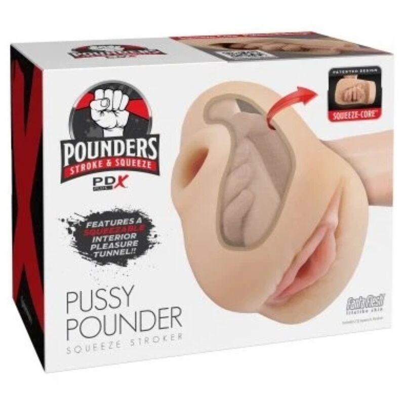 PDX PLUS - VAGINA REALISTA, APERTO E EMOÇÃO, 18 CM - Infernum Store