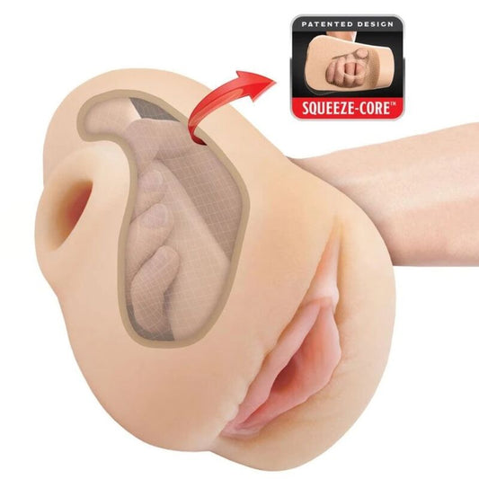 PDX PLUS - VAGINA REALISTA, APERTO E EMOÇÃO, 18 CM - Infernum Store