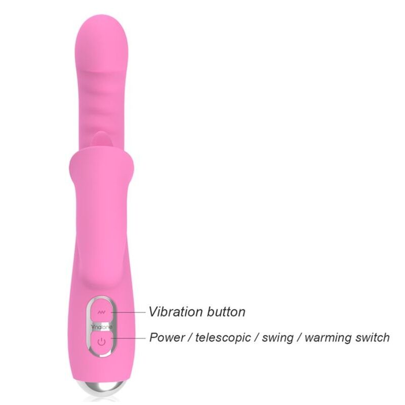 NALONE - T-MAY VIBRADOR MAGIC STICK COELHO - ROSA - Infernum Store