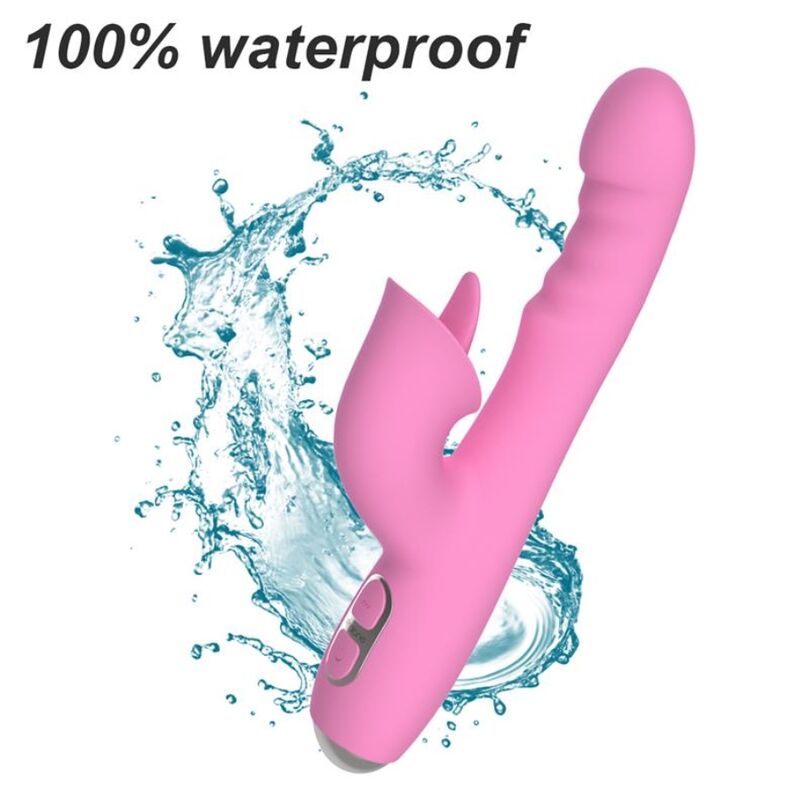 NALONE - T-MAY VIBRADOR MAGIC STICK COELHO - ROSA - Infernum Store