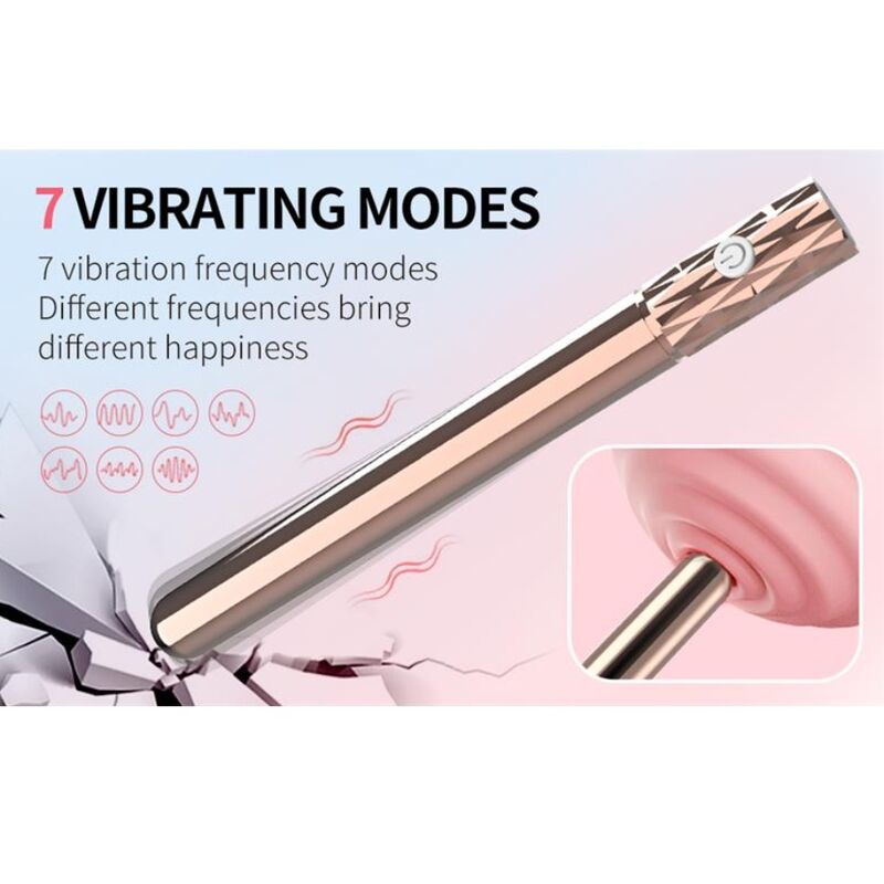 NALONE - TIA VIBRADOR MAGIC STICK COELHO - ROSA - Infernum Store