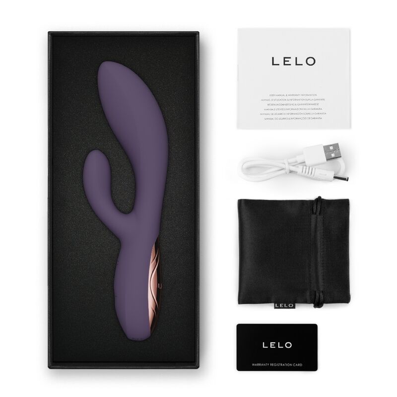 LELO - INA THRUST RABBIT VIBRADOR DE EMPURRA ROXO - Infernum Store