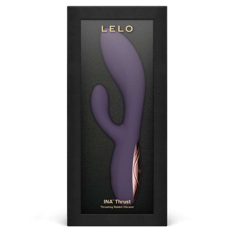 LELO - INA THRUST RABBIT VIBRADOR DE EMPURRA ROXO - Infernum Store