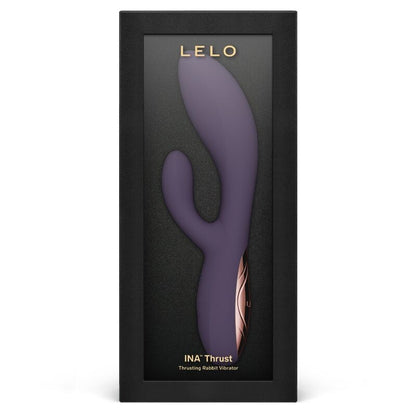 LELO - INA THRUST RABBIT VIBRADOR DE EMPURRA ROXO - Infernum Store
