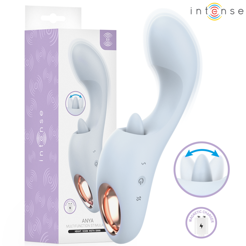 INTENSE - ANYA ESTIMULADOR MULTIFUNCIONAL DE VIBRAÇÃO E MOVIMENTO - Infernum Store