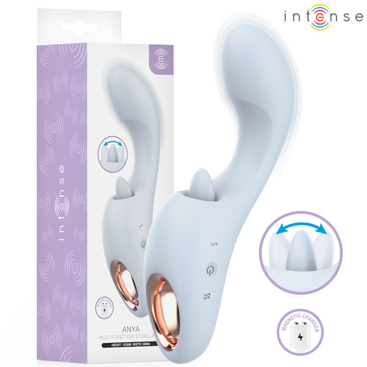 INTENSE - ANYA ESTIMULADOR MULTIFUNCIONAL DE VIBRAÇÃO E MOVIMENTO - Infernum Store