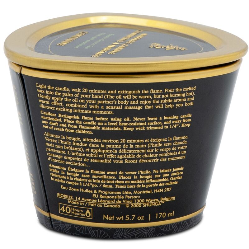 SHUNGA - VELA DE MASSAGEM MANGA 170 ML - Infernum Store