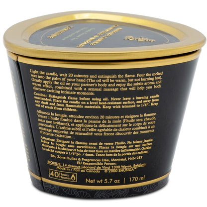 SHUNGA - VELA DE MASSAGEM MANGA 170 ML - Infernum Store