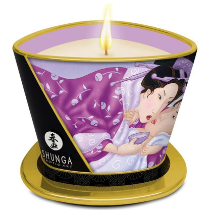SHUNGA - VELA DE MASSAGEM LAVANDA 170 ML - Infernum Store