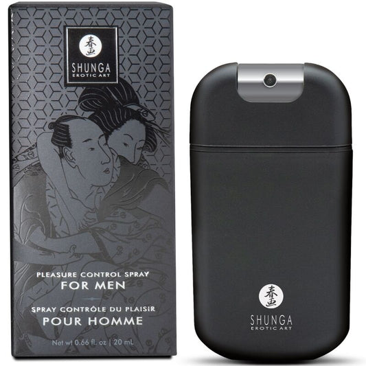 SHUNGA - SPRAY CONTROLADOR DE PRAZER PARA HOMENS 20 ML - Infernum Store