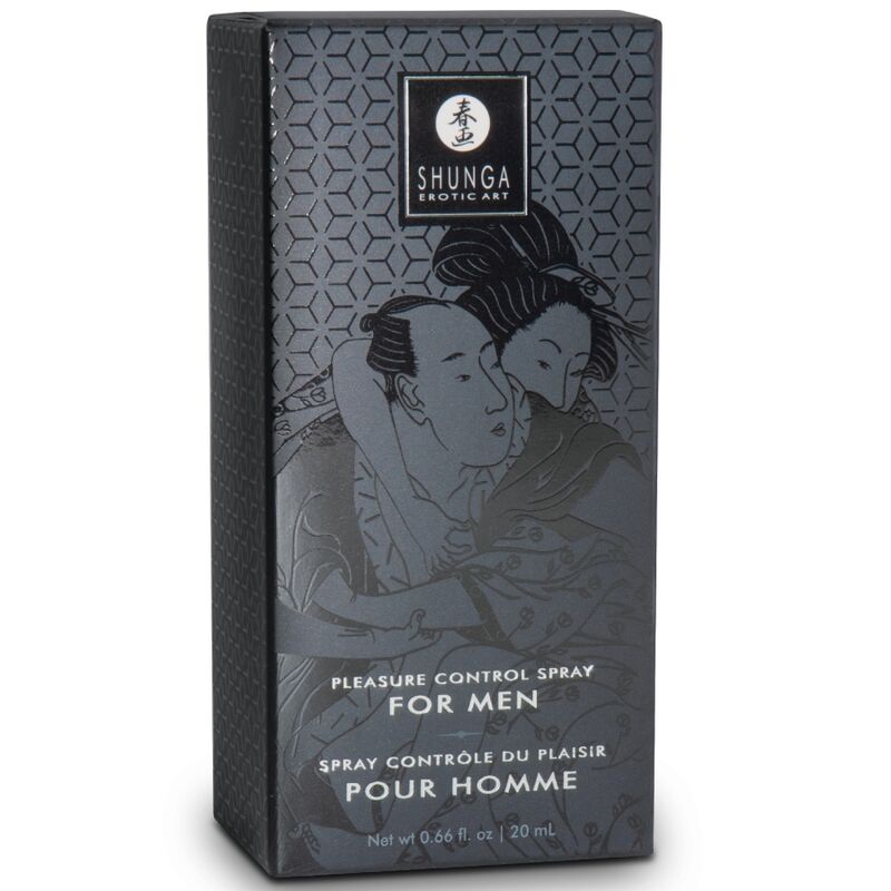SHUNGA - SPRAY CONTROLADOR DE PRAZER PARA HOMENS 20 ML - Infernum Store