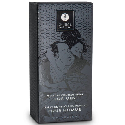 SHUNGA - SPRAY CONTROLADOR DE PRAZER PARA HOMENS 20 ML - Infernum Store