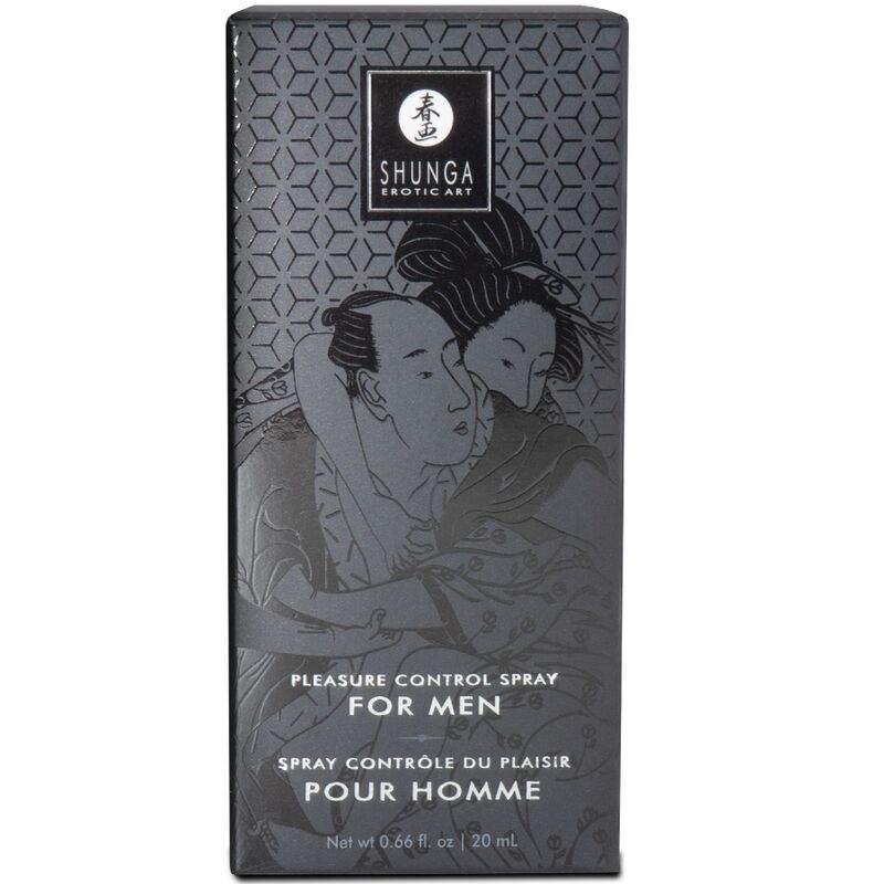 SHUNGA - SPRAY CONTROLADOR DE PRAZER PARA HOMENS 20 ML - Infernum Store